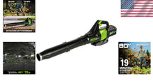 Load image into Gallery viewer, Cordless 80V Brushless Leaf Blower - 71 dB Quiet Operation, Effortless Cleaning