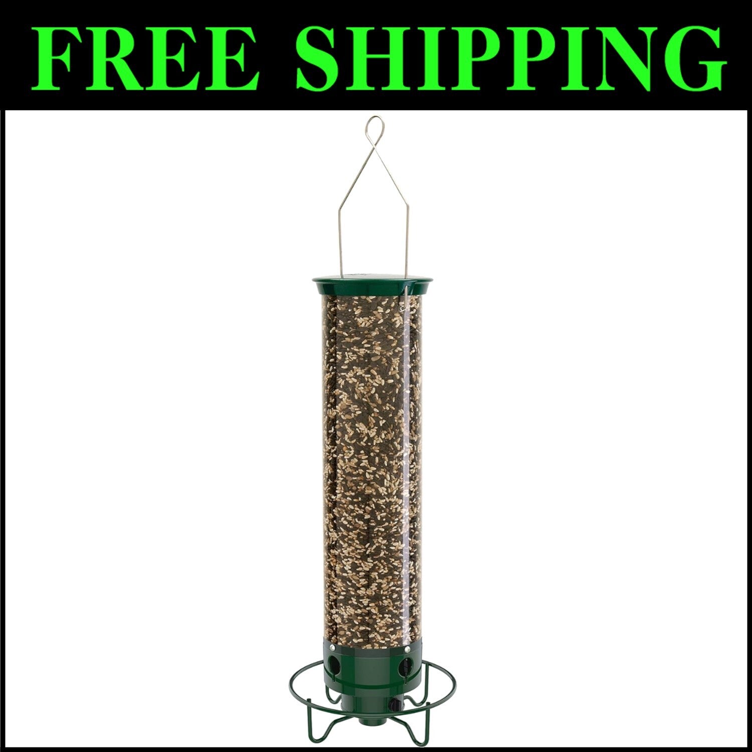 Durable 5 lbs Squirrel-Proof Bird Feeder – Includes Weight-Activated Perch