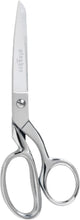 Load image into Gallery viewer, Ergonomic 8" Stainless Steel Fabric Scissors with Ambidextrous Handle and Sheath