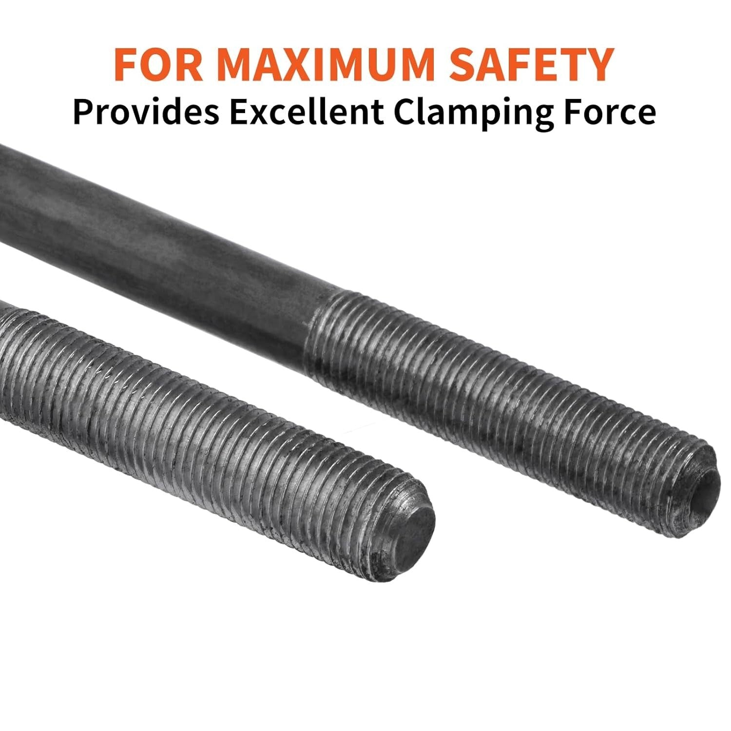 5-1/2" U Bolt Kit with Hex Nuts for 3,500 lb Round Axles, Secure & Reliable