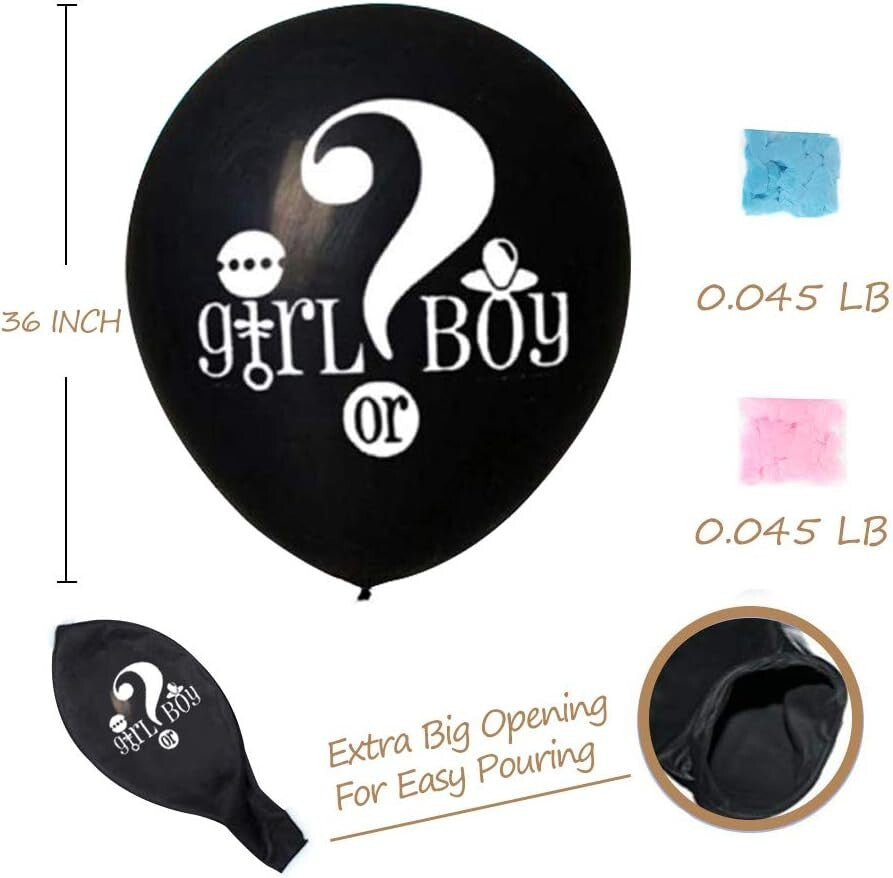 All-in-One Gender Reveal Supplies Set - 563 Pieces for Unforgettable Memories
