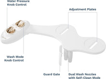 Load image into Gallery viewer, NEO 185 Self-Cleaning Dual Nozzle Bidet Attachment - Adjustable Water Pressure