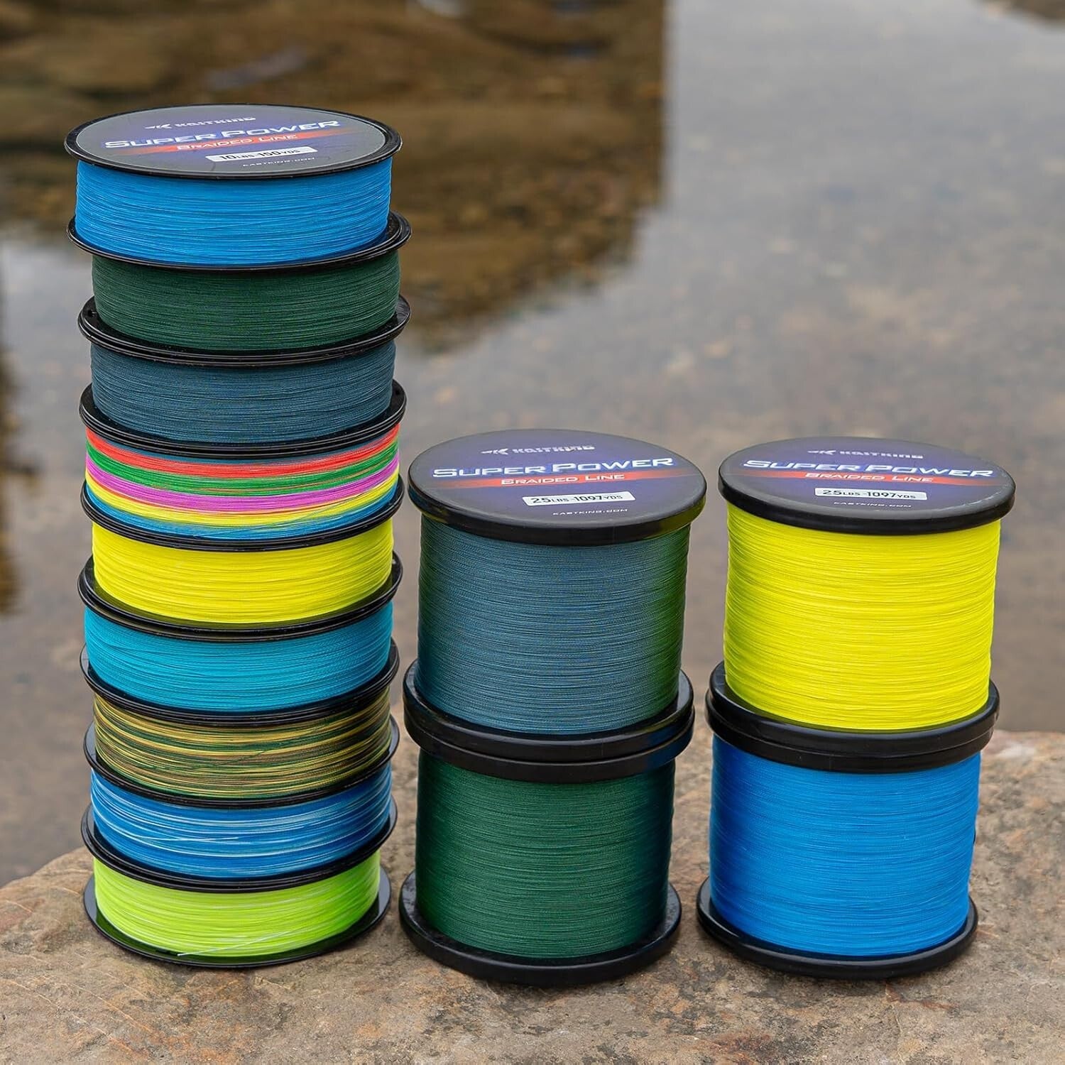 Low Visibility 15lb Zero Stretch Braided Fishing Line - Premium Performance