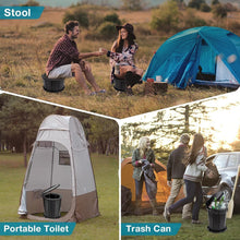 Load image into Gallery viewer, Versatile Retractable Travel Toilet for Adults &amp; Kids - Compact &amp; Sturdy Design