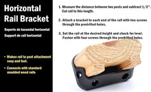 Load image into Gallery viewer, 5 Pairs of Heavy-Duty Railing Brackets for 2x4 Wood Handrails - Easy Install