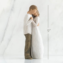 Load image into Gallery viewer, Elegant Embracing Couple Sculpture - Hand-Painted Figure for Home Decor