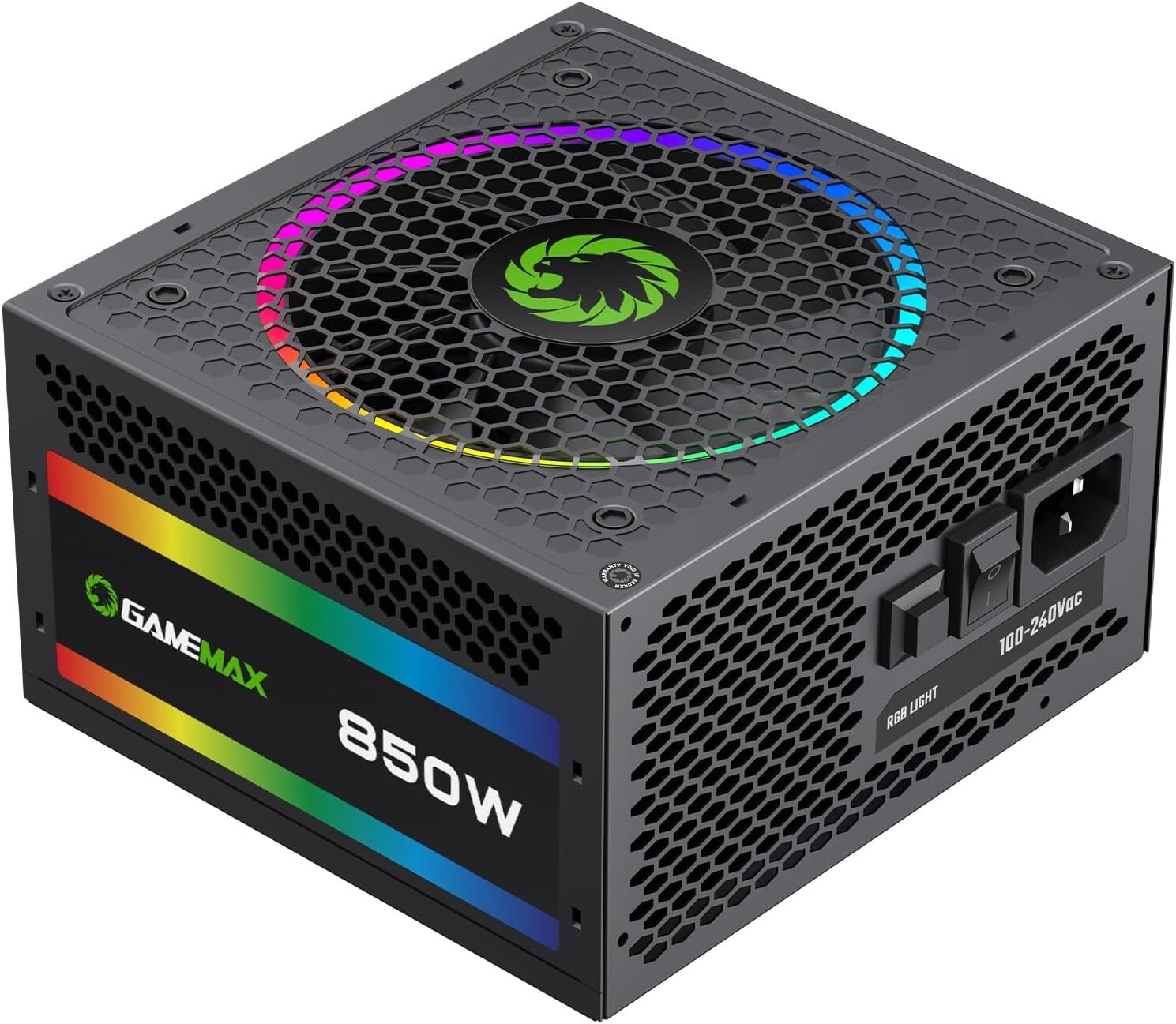Fully Modular 850W 80 Plus Gold PSU - Optimized for Gaming PCs and Upgrades
