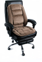 Load image into Gallery viewer, Polyester Cotton Lumbar Support &amp; Seat Cushion for Back Pain Relief - Large Size
