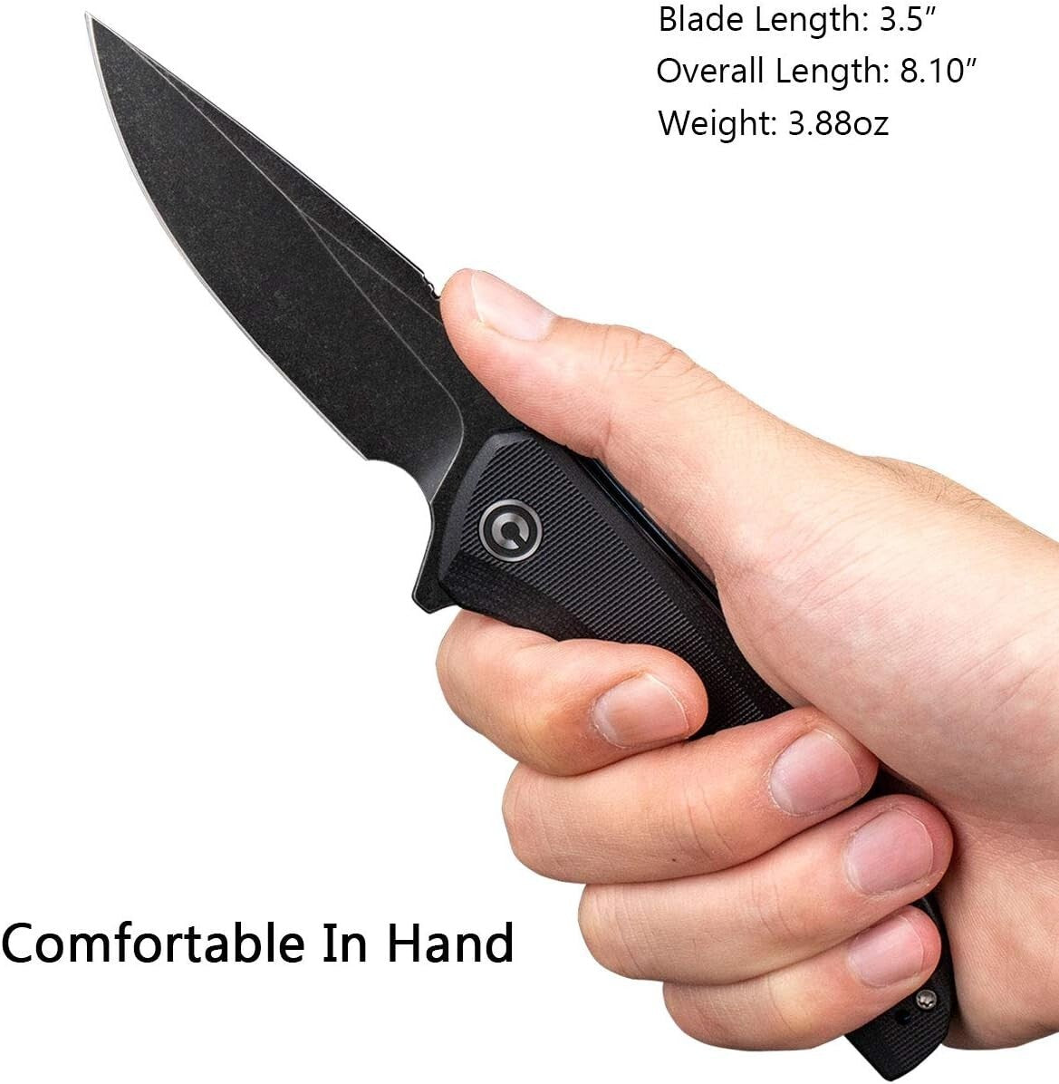 Durable Outdoor Folding Knife 3.5” Blade – Lightweight and Water-Resistant