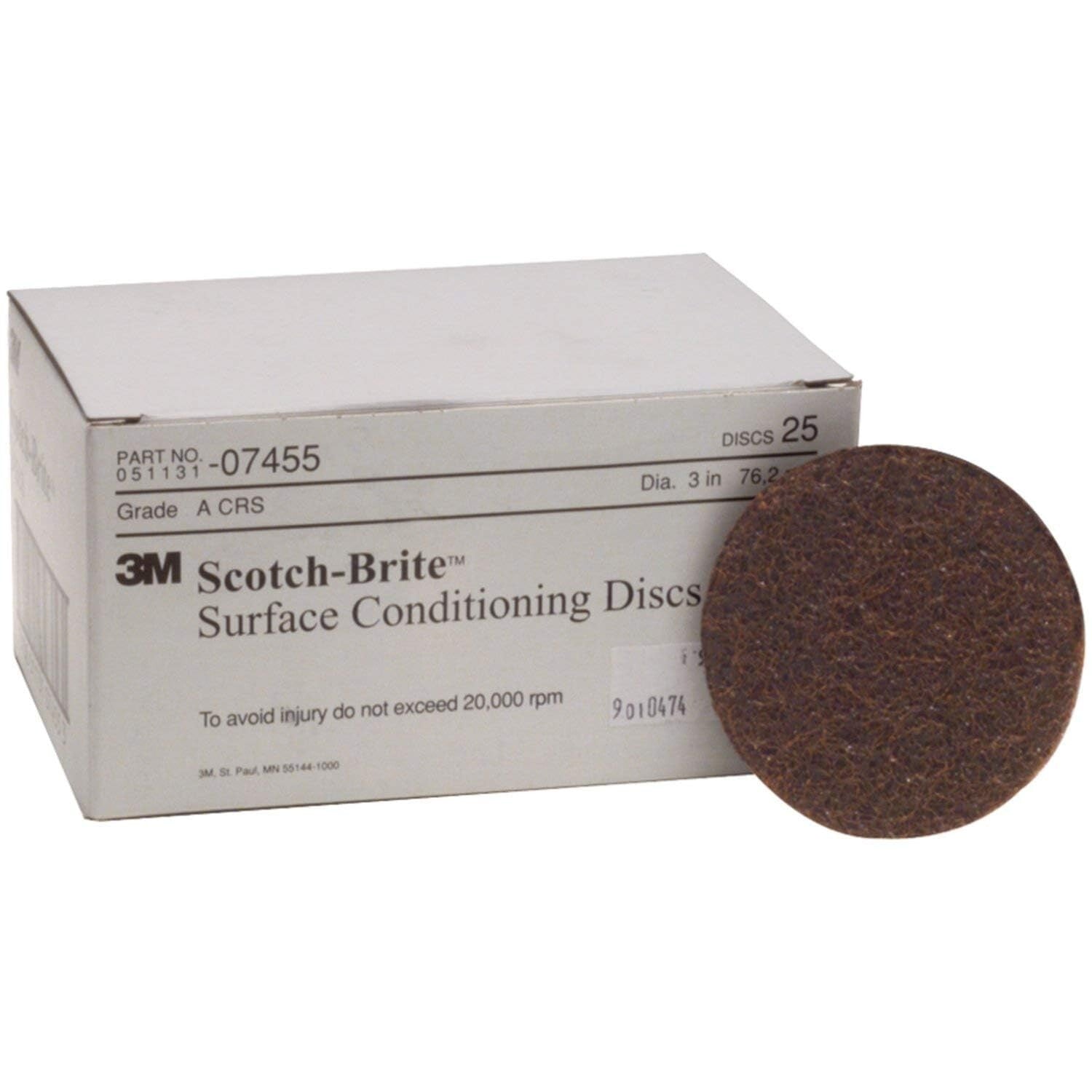 Industrial-Grade Surface Conditioning Discs - 4.5" Aluminum Oxide - Pack of 10