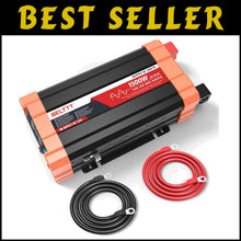 Load image into Gallery viewer, Dual AC Socket 1500W Inverter for RVs, Trucks, and Outdoor Camping Needs