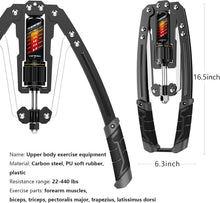 Load image into Gallery viewer, Professional Arm and Shoulder Trainer - Hydraulic Power 22-440lbs Adjustable