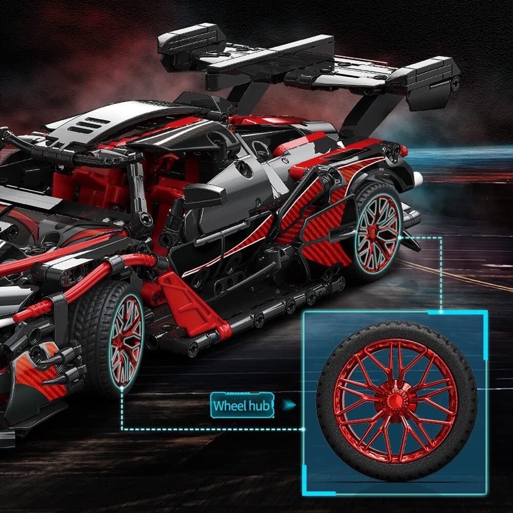 1:14 Scale Racing Car Model Building Set – Perfect Gift for Car Fans Ages 12+