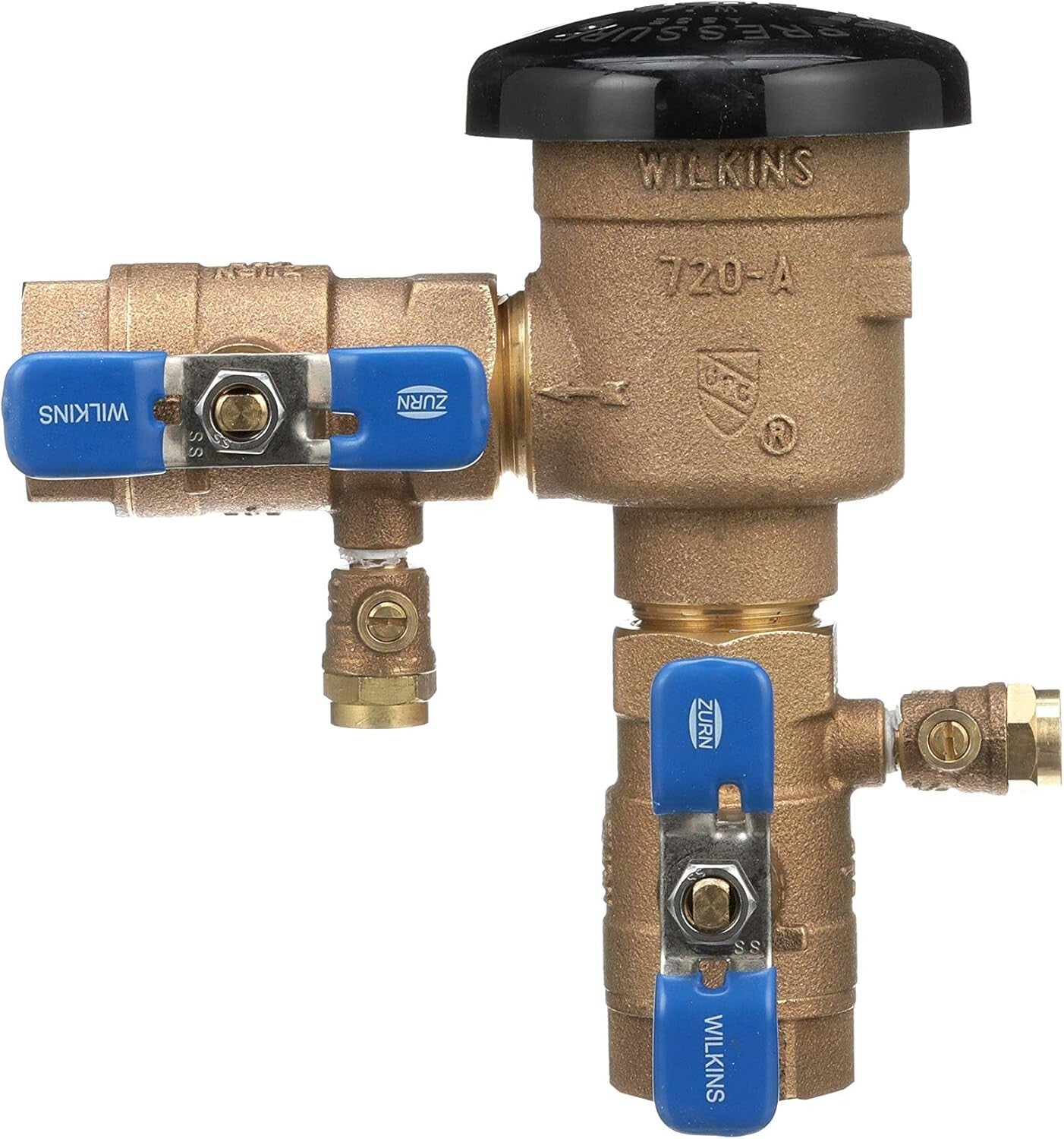 1.5-Inch Wilkins 720A Bronze Pressure Vacuum Breaker - Backsiphonage Safety
