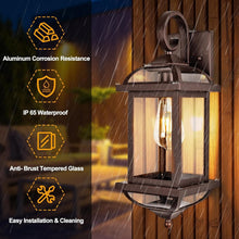 Load image into Gallery viewer, Elegant 18” Oil Rubbed Bronze Outdoor Lights - Durable Anti-Rust Wall Fixtures