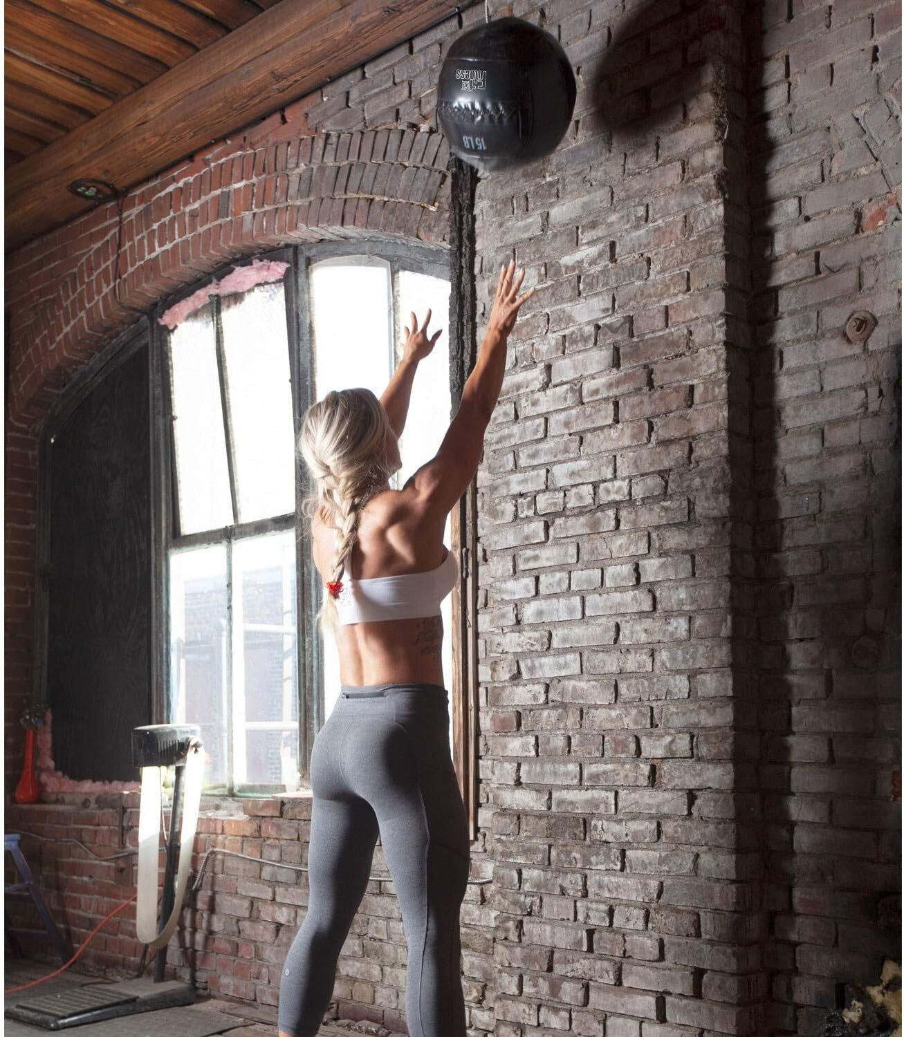 Triple Stitched 22-Inch Soft Wall Ball - Core Stability & Strength Training