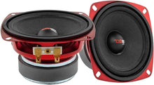 Load image into Gallery viewer, Classic Red Steel 4-Inch Loudspeaker - 90dB Sensitivity for Superior Audio