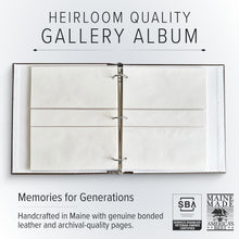 Load image into Gallery viewer, Handcrafted Acadia Green Photo Album - Premium Storage for Cherished Memories