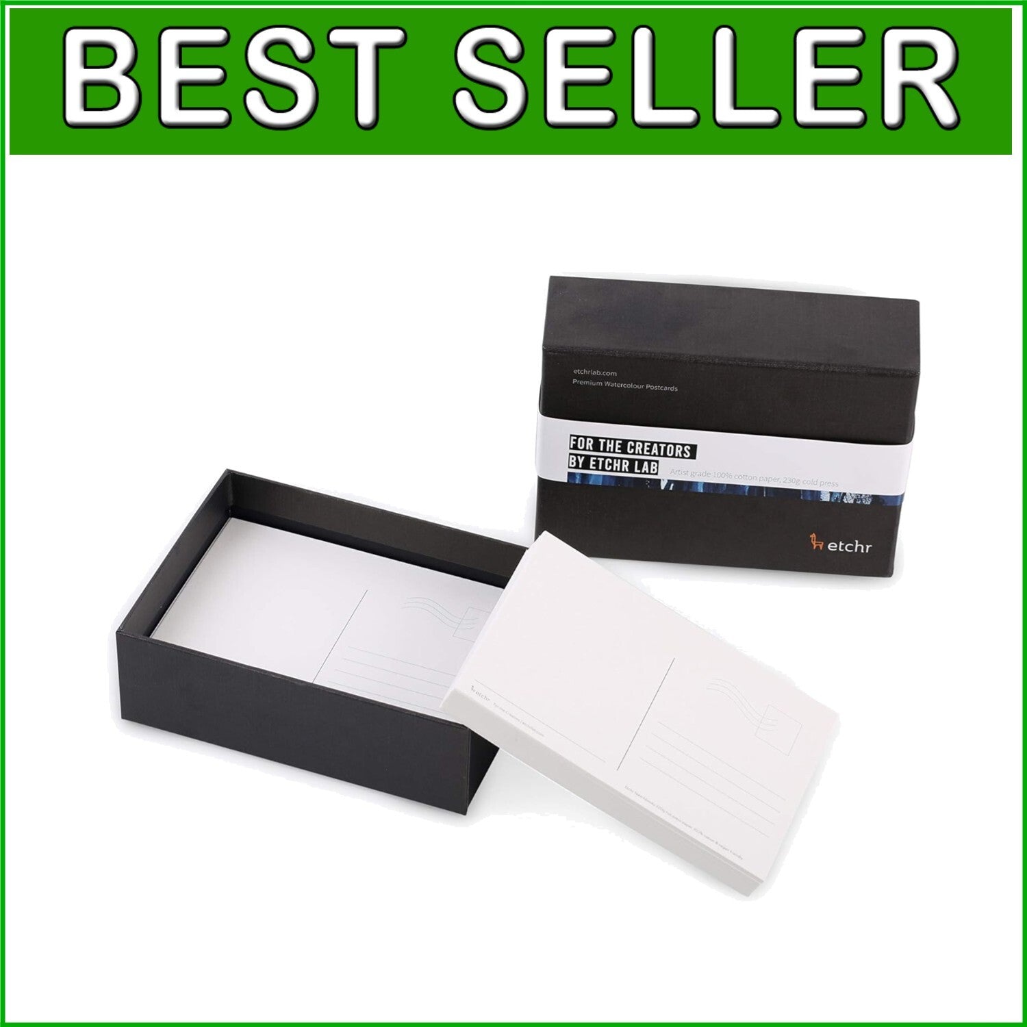 Premium Acid-Free Cold Press Postcard Paper - 100 Count for Guaranteed Quality