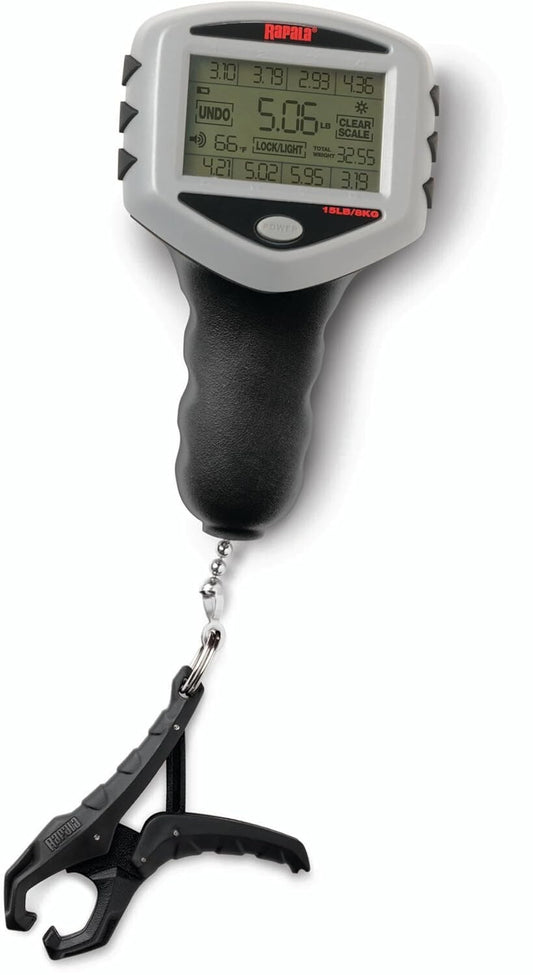 Portable Touch Screen Fishing Scale with 3 Weight Display Options & Carry Bag