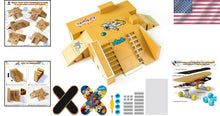 Load image into Gallery viewer, Customizable Fingerboard Skatepark with 8 Ramps &amp; 4 Boards - Perfect Gift