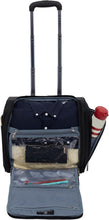 Load image into Gallery viewer, Durable 15-Inch Under Seat Travel Bag with USB Charger - Versatile Black Luggage