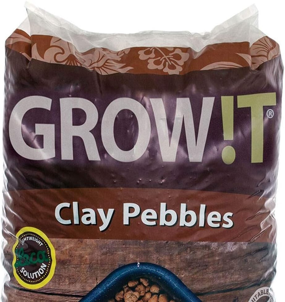 Versatile 40L Brown Clay Pebbles - Ideal for Gardening, Hydroponics & Décor