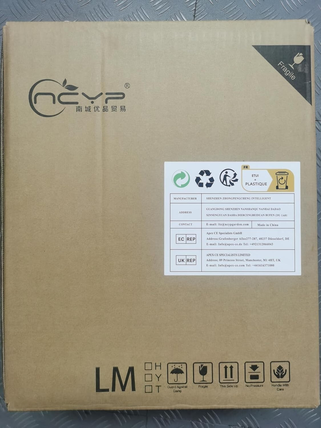 Eco-Friendly Large 16-Inch Terrarium - Irregular Shape for Unique Plant Displays