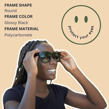 Load image into Gallery viewer, 2-Pack Retro UV400 Sunglasses - 80s Inspired Black Shades for Eye Protection