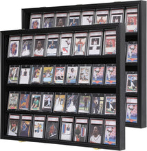 Load image into Gallery viewer, 36 Graded Sports Card Display Frames - UV-Protected and Sturdy Case 2 Pack
