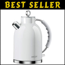 Load image into Gallery viewer, 1.5L Electric Tea Kettle – Stylish Stainless Steel with Safety Features