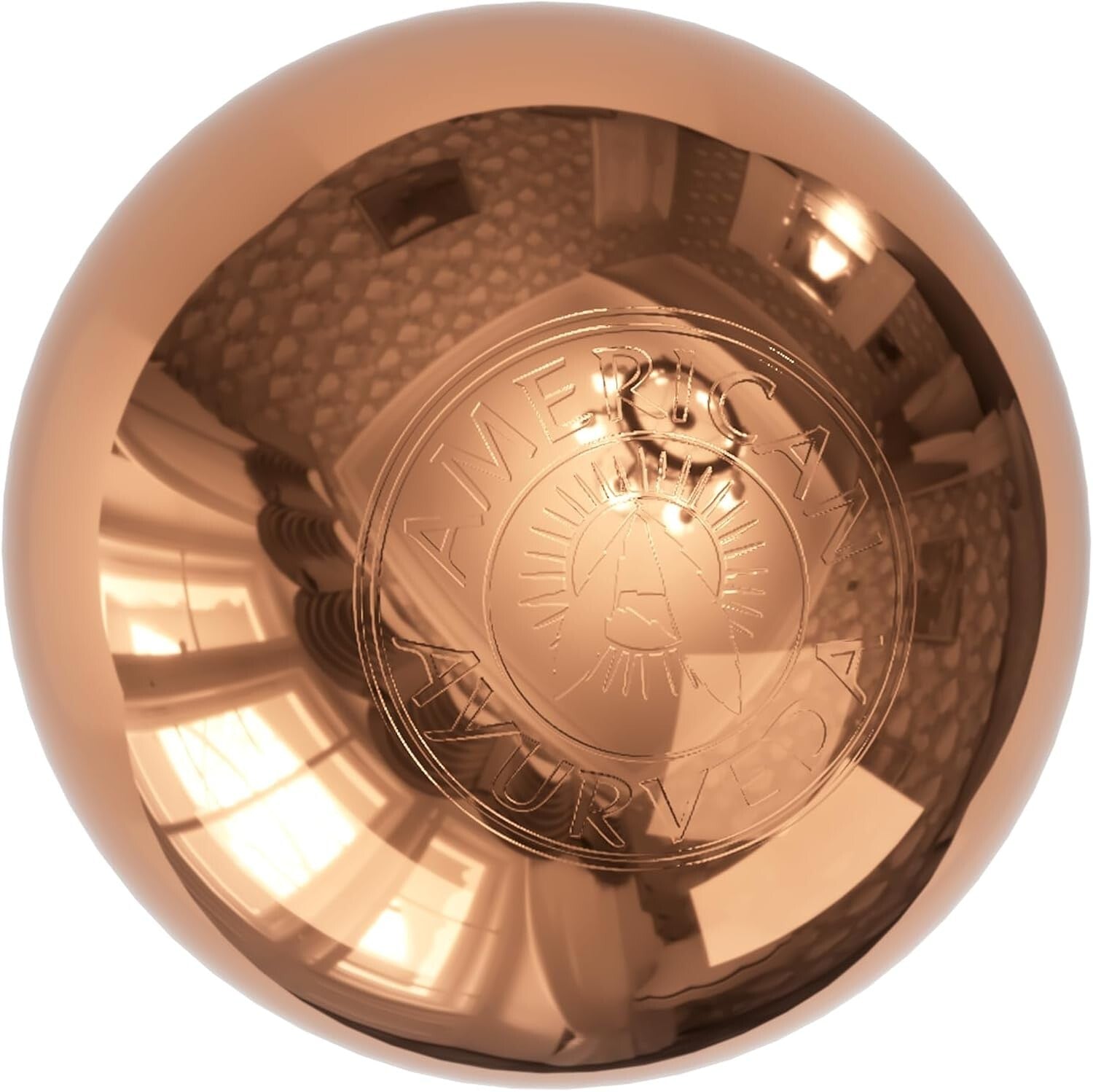 Handcrafted 3-Inch Copper Energy Sphere - Enhance Meditation & Mental Clarity