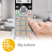 Load image into Gallery viewer, Smart Long-Range DECT 6.0 Cordless Phone with 5 Handsets &amp; Easy-to-Read Display