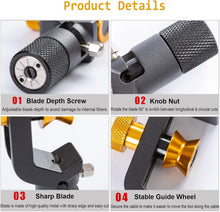 Load image into Gallery viewer, Precision Cable Stripper - 8-28MM with Ergonomic Grip and Roller Stability