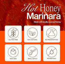 Load image into Gallery viewer, Hot Honey Marinara Pasta Sauce 25 Oz Jar 4-Pack - Sweet &amp; Spicy Gourmet Delight