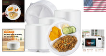 Load image into Gallery viewer, Heavy-Duty 3 Compartment Dinner Plates, 9 Inch, Reusable &amp; Eco-Friendly 150 Pack