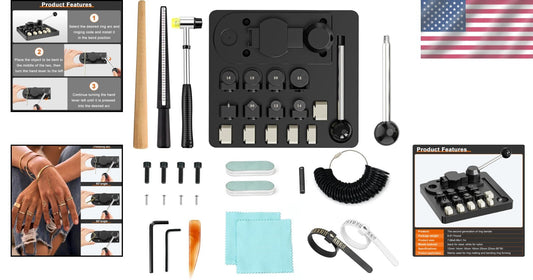 Durable Solid Steel Ring Bending Set with Nylon and Iron Dies for Custom Crafts