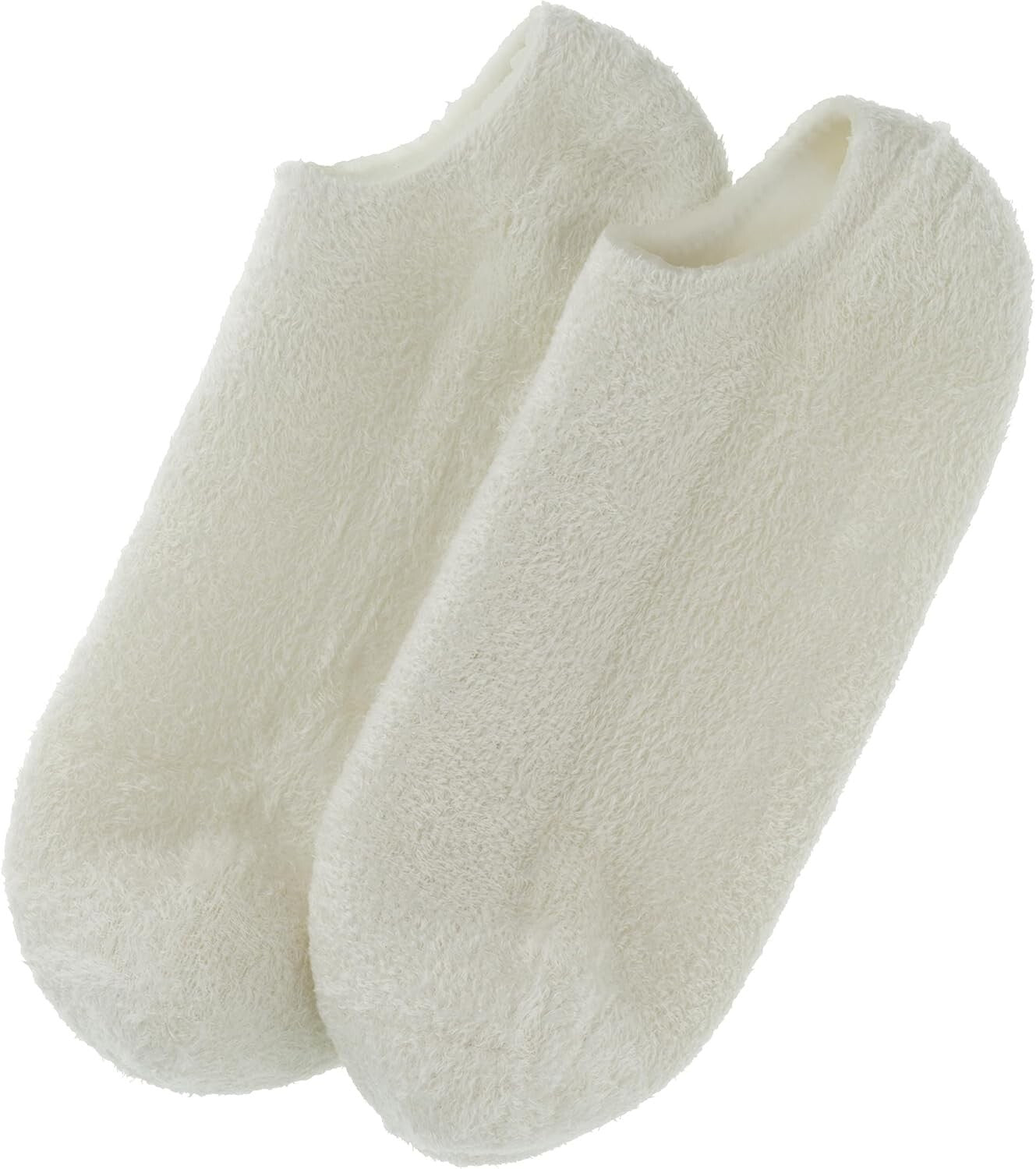 Hydrating Gel Socks 2-Pack for Overnight Moisturizing Therapy – Pink & White