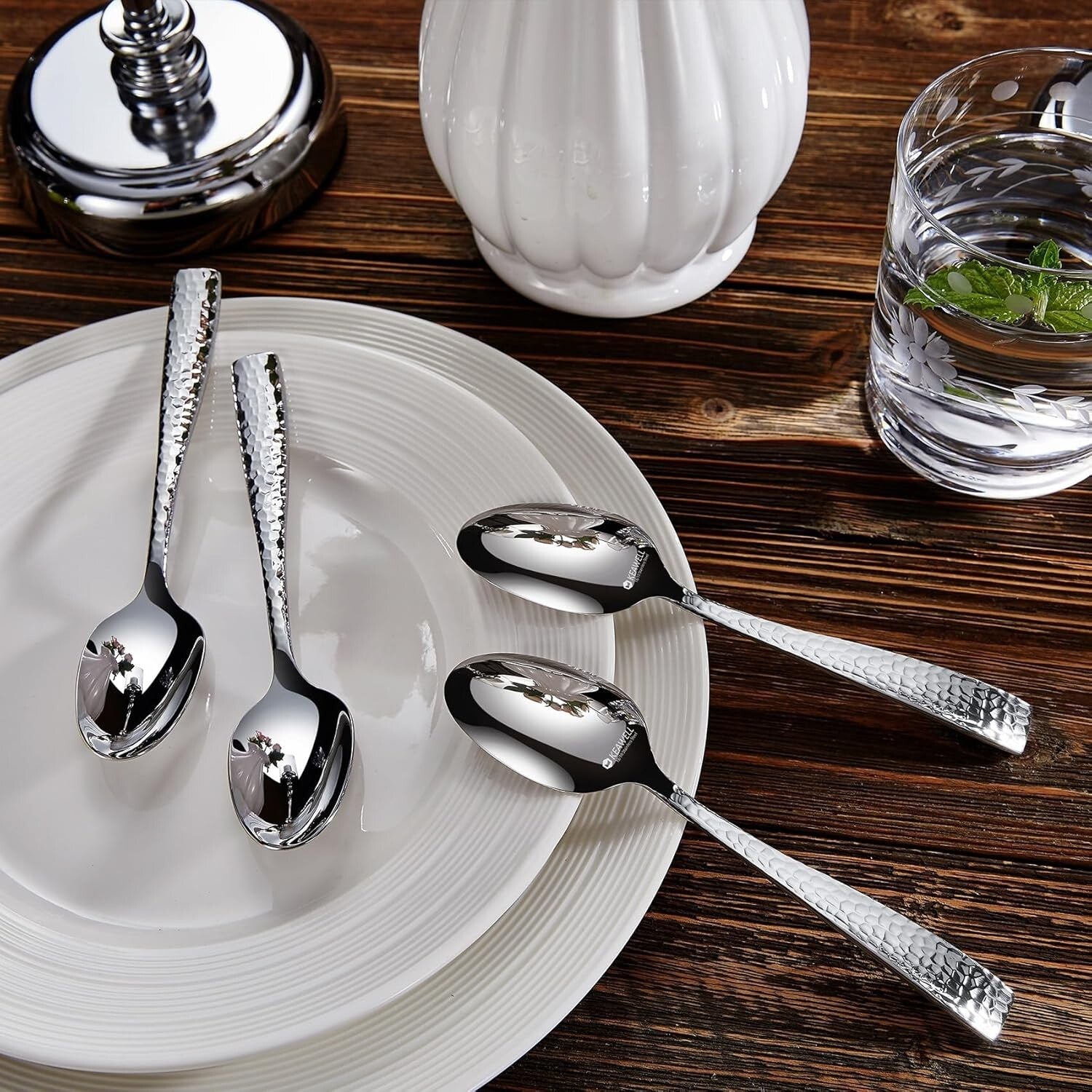 Elegant 65-Piece Premium Stainless Steel Flatware Set - Comfort & Durability