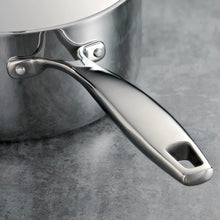 Load image into Gallery viewer, Versatile 3-Quart Stainless Steel Saucepan with Lid - NSF Certified &amp; Easy Clean