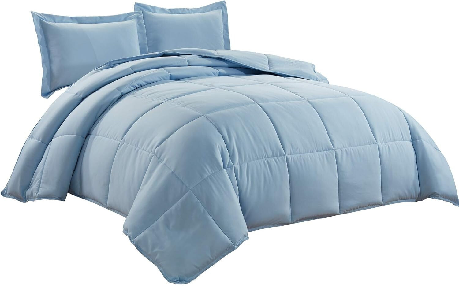 Elegant King Size Down Alternative Comforter Set - 3-Piece Lightweight Design