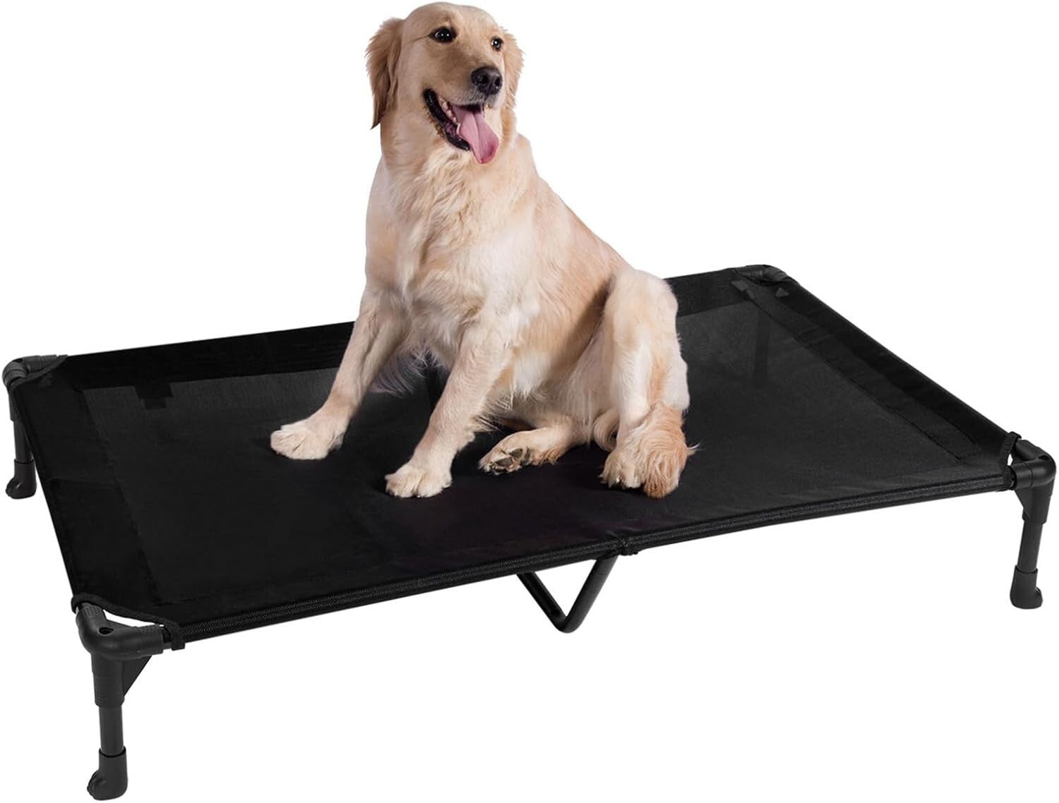 Cooling Elevated Dog Bed XL for Maximum Comfort - Easy Assembly & Travel Ready