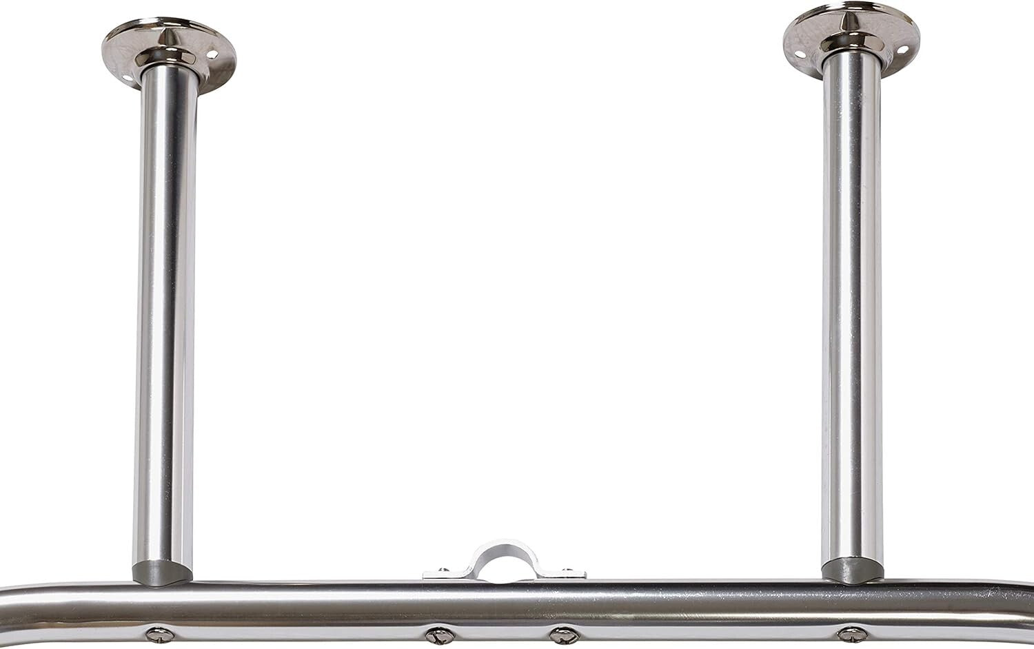 Durable Aluminum Hoop Shower Rod with Adjustable Mounting for Stylish Bathrooms