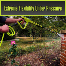 Load image into Gallery viewer, ZillaGreen 25 ft Pressure Washer Hose with M22 Fittings - 3100 PSI Flexibility