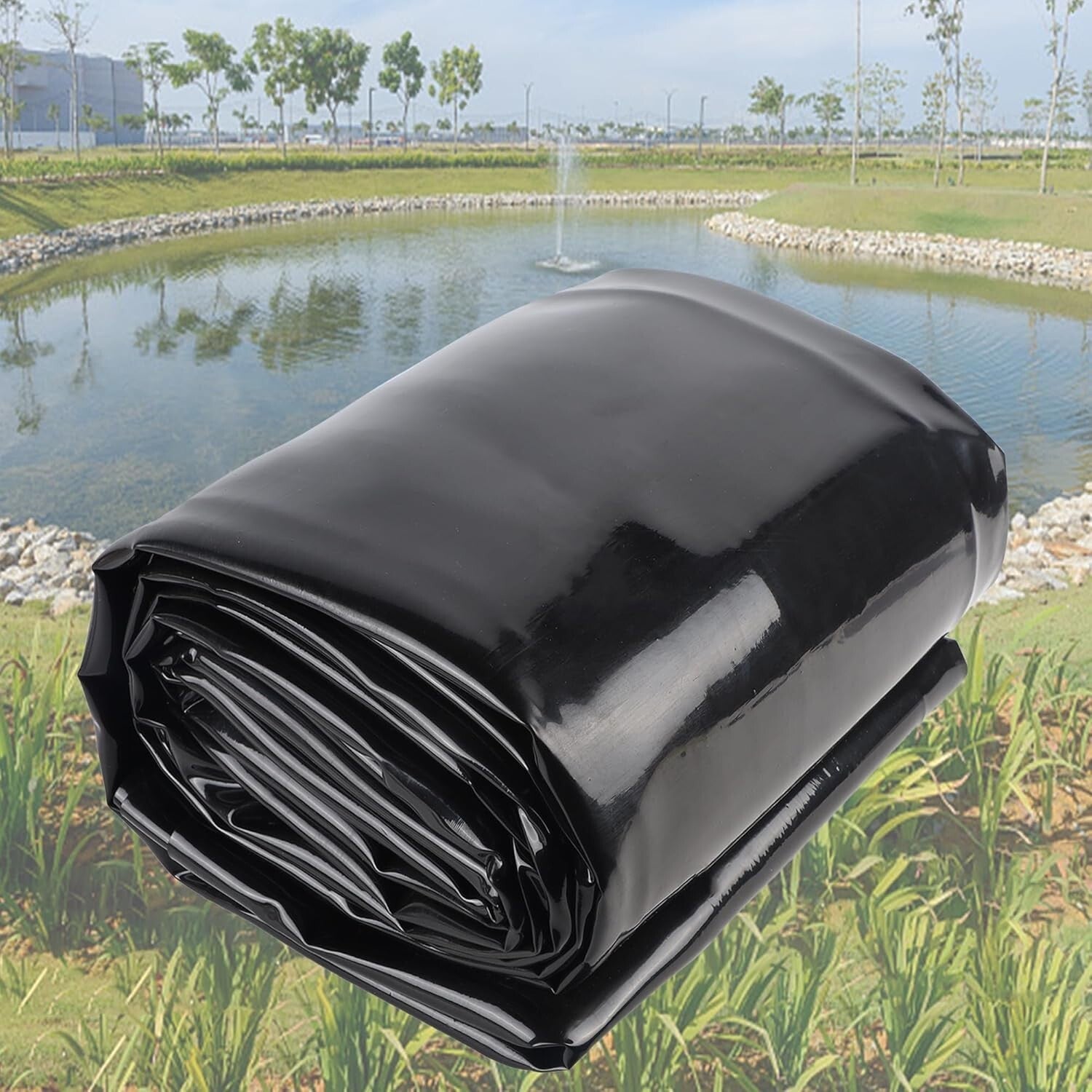 Waterproof Pond Liner 20 Mil - Versatile 20 x 25 FT for Fountains and Waterfalls