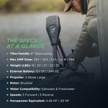 Load image into Gallery viewer, Efficient NV-Series 24V Trolling Motor - Quiet Operation, 8 Speeds for Anglers