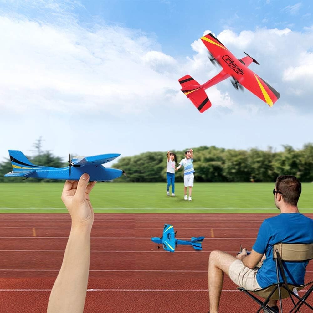 Beginner-Friendly Remote Control Airplane - 2.4GHz & Self-Stabilization System