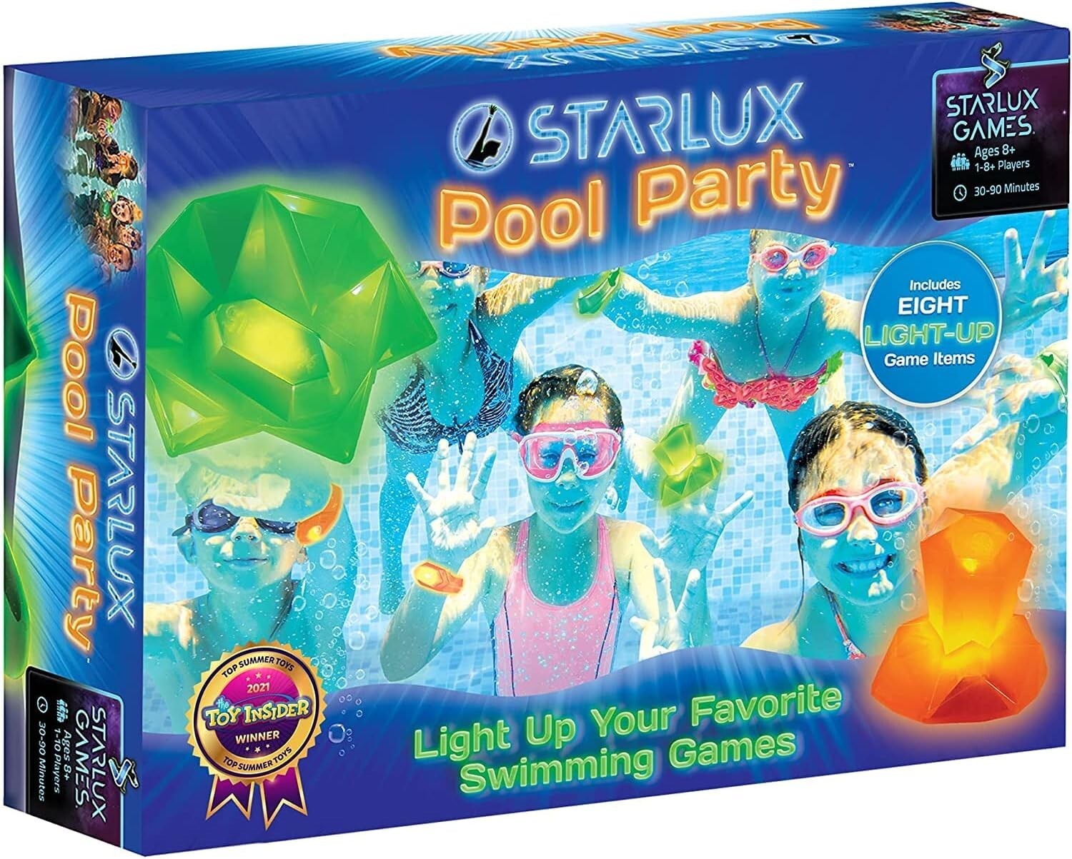 Waterproof Glow-in-the-Dark Pool Toy Set: 1-12 Players for Endless Fun