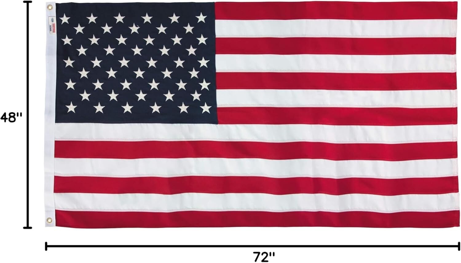 Show Your Patriotism with 5' x 8' Made in USA American Flag - Durable & Stylish