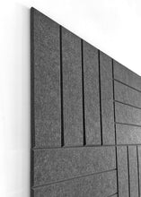 Load image into Gallery viewer, Elegant 12-Pack Felt Wall Tiles - Large Bulletin Board Alternative in Gray Black